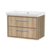 800mm Wall Hung 2-Drawer Unit & Basin Set  0 Tap Hole(Drawer, Unit or Set)