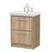 600mm Floor Standing 2-Drawer Unit & Basin Set  3 Tap Hole