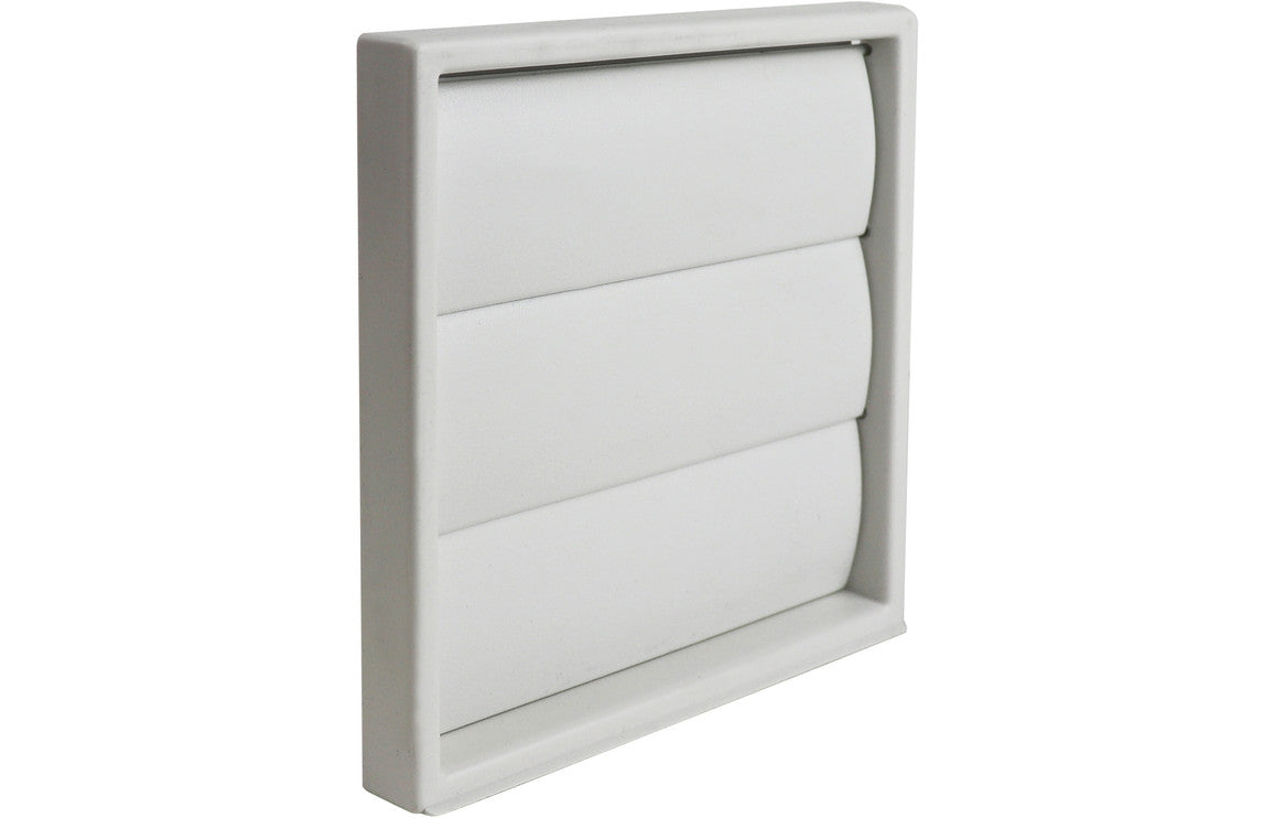 Manrose 100mm Gravity Shutter Dual Fitting Grille - White — Trade ...