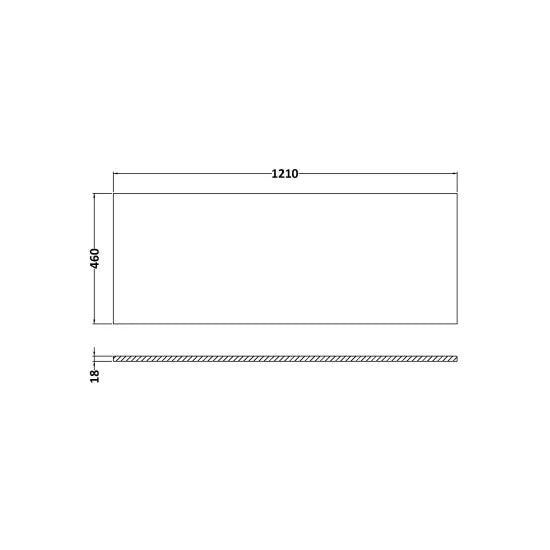 1200mm Floor Standing 4-Drawer Unit & Marble Worktop (Drawer Unit, Basin or Set)
