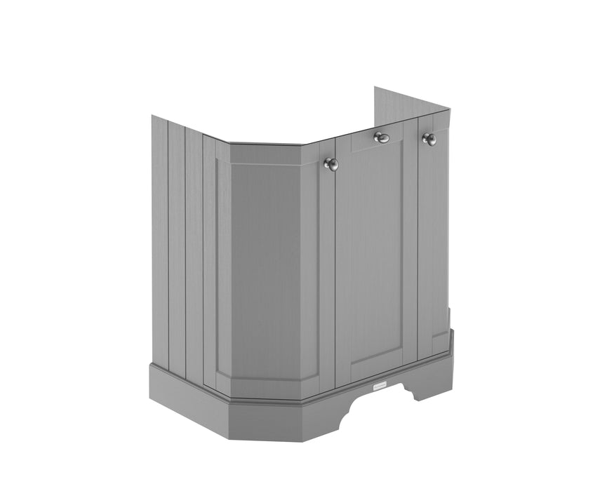 Old London 750mm Storm Grey 2 Door Floor Standing Vanity Unit