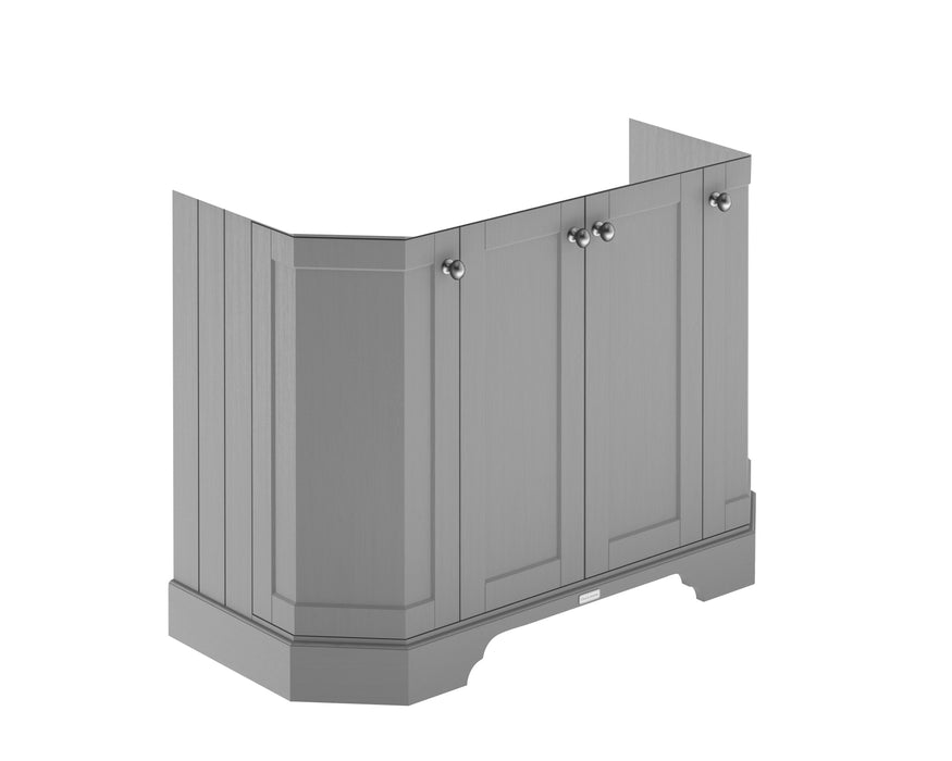 Old London 1000mm Storm Grey 4 Door Floor Standing Vanity Unit
