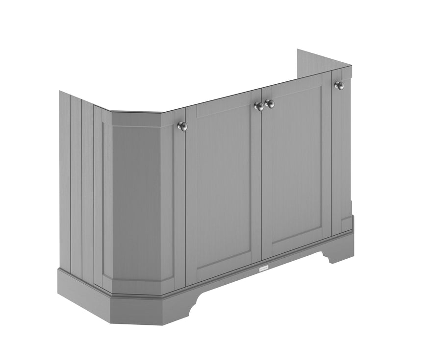 Old London 1200mm Storm Grey 4 Door Floor Standing Vanity Unit Standing Angled