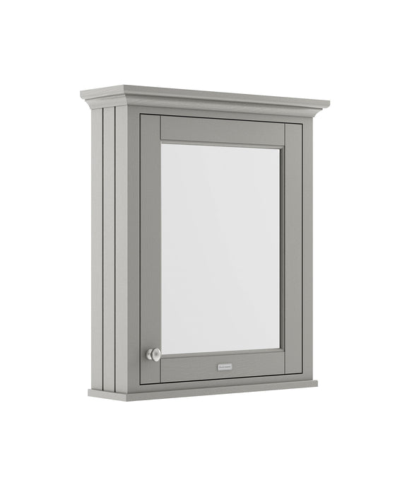 Old London 650mm Storm Grey Wall Hung Mirror Cabinet