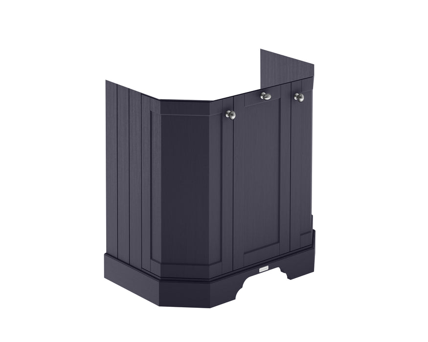Old London 750mm Twilight Blue 2 Door Floor Standing Vanity Unit