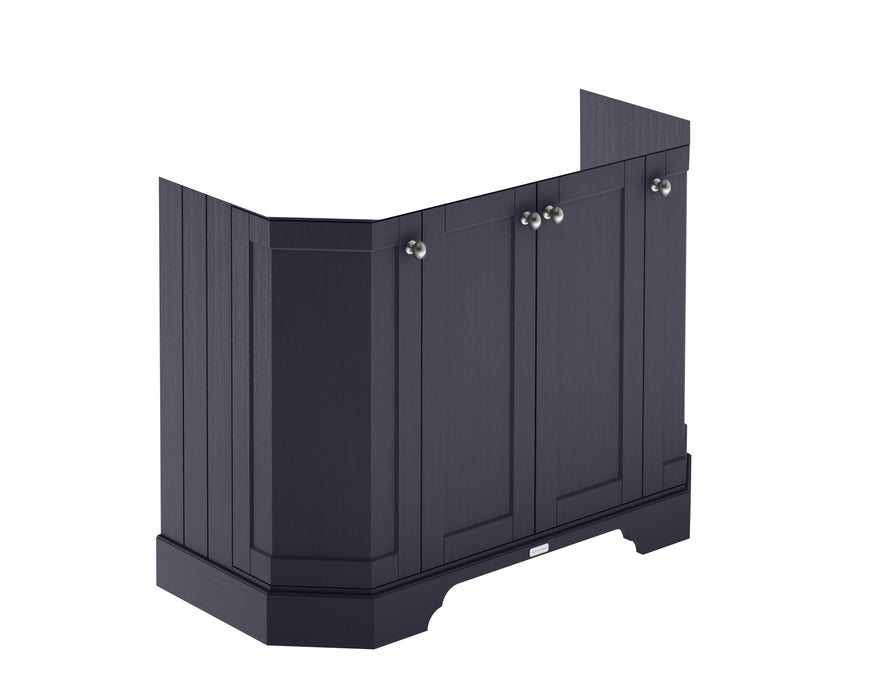 Old London 1000mm Twilight Blue 4 Door Floor Standing Vanity Unit