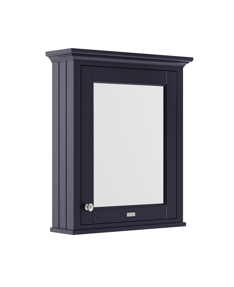 Old London 650mm Twilight Blue Wall Hung Mirror Cabinet