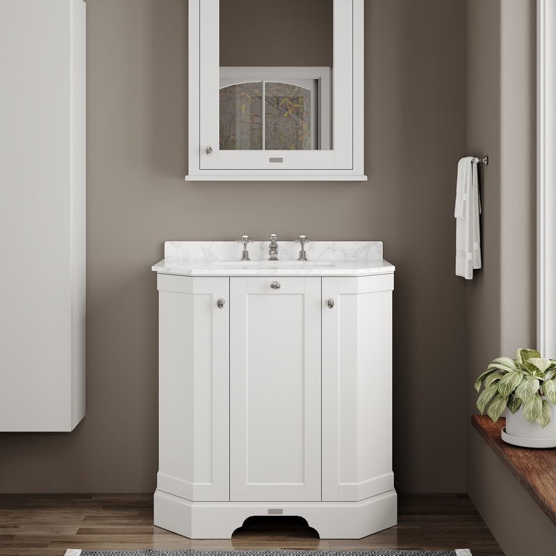 Old London 750mm Timeless Sand 2 Door Floor Standing Vanity Unit