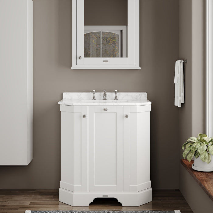 Old London 750mm Timeless Sand 2 Door Floor Standing Vanity Unit