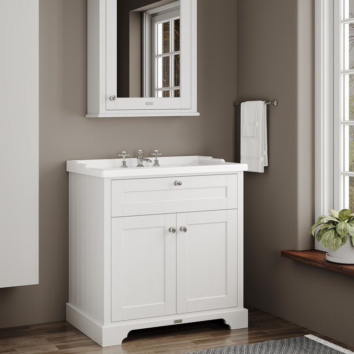 Old London 800mm Timeless Sand 2 Door Floor Standing Vanity Unit