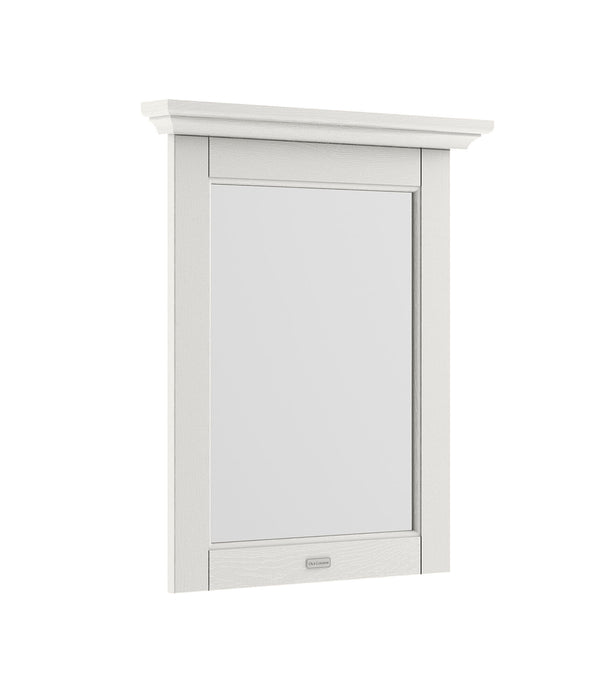 Old London 600 x 694mm Woodgrain Rectangular Timeless Sand Bathroom Mirror