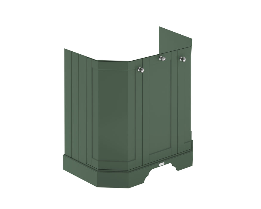 Old London 750mm Hunter Green 2 Door Floor Standing Vanity Unit