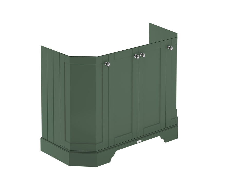 Old London 1000mm Hunter Green 2 Door Floor Standing 4 Door Vanity Unit
