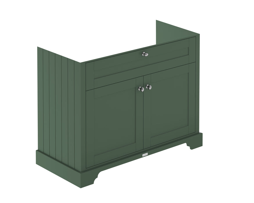 Old London 1000mm Hunter Green 2 Door Floor Standing Vanity Unit