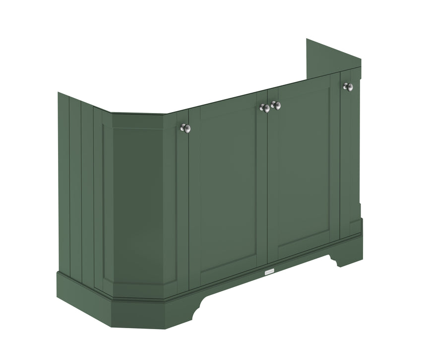 Old London 1200mm Hunter Green 4 Door Floor Standing Door Vanity Unit