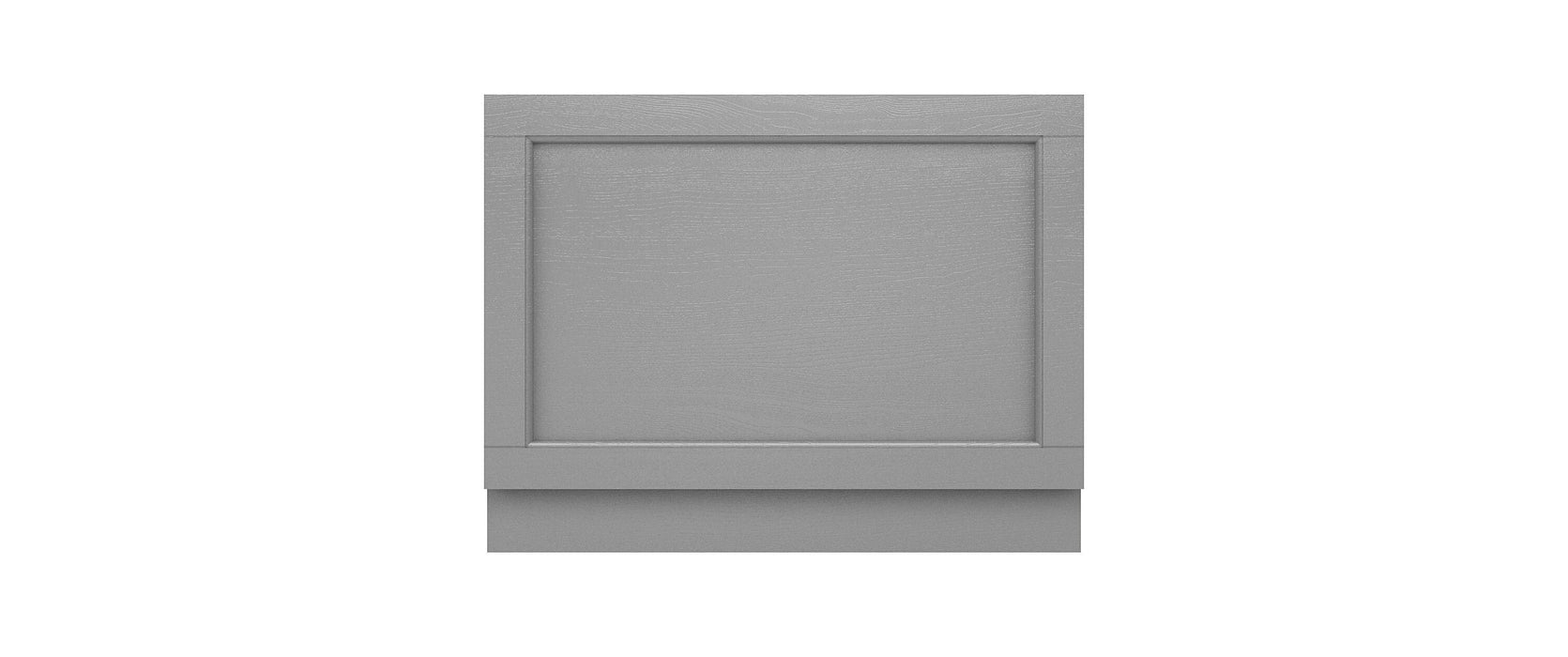 Old London 750mm Storm Grey MDF Vinyl Straight End Bath Panel