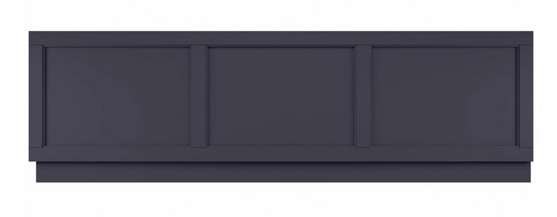 Old London 1800mm Twilight Blue MDF Vinyl Straight Front Bath Panel