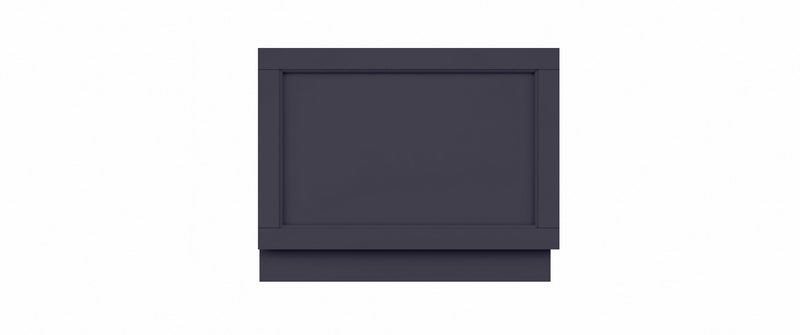 Old London 750mm Twilight Blue MDF Vinyl Straight End Bath Panel