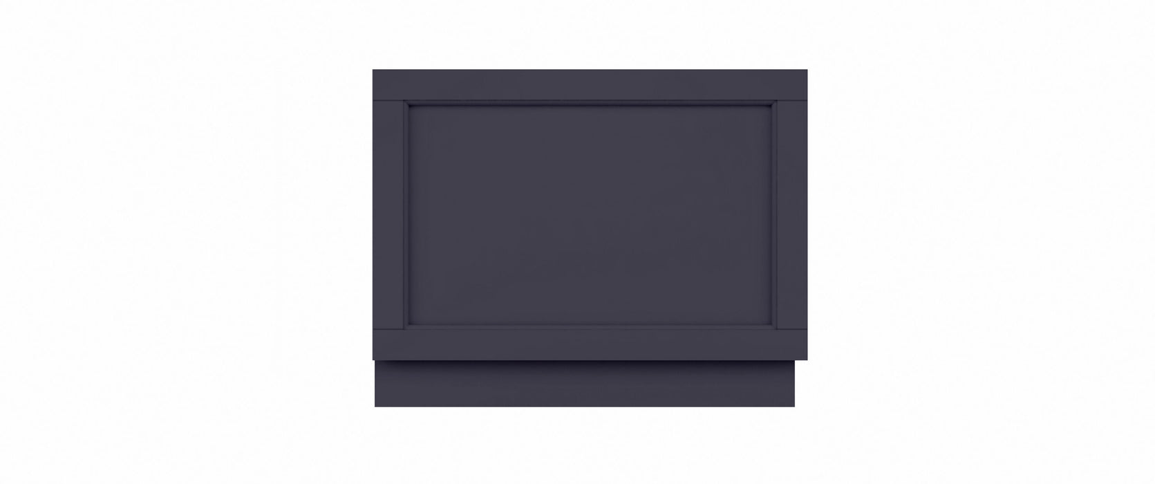 Old London 750mm Twilight Blue MDF Vinyl Straight End Bath Panel