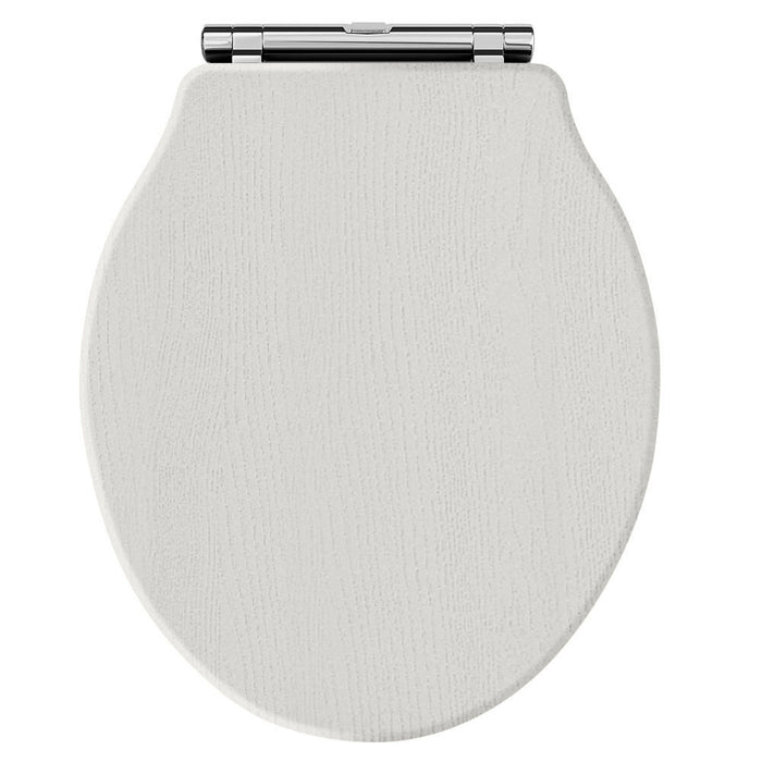 Old London Chancery Timeless Sand Round Soft Close Traditional Toilet Seat With Top Fix Hinge