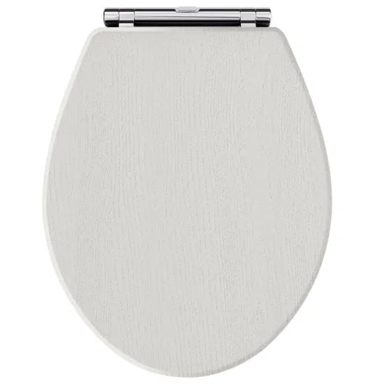 Old London Richmond Timeless Sand Round Soft Close Traditional Toilet Seat With Top Fix Hinge