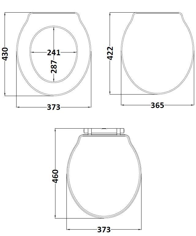 Old London Chancery Hunter Green Round Soft Close Traditional Toilet Seat With Top Fix Hinge