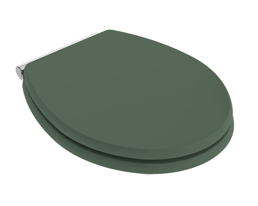 Old London Richmond Hunter Green Round Soft Close Traditional Toilet Seat With Top Fix Hinge