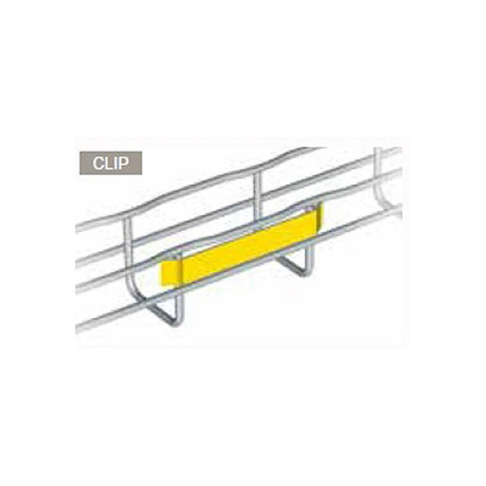 Label Identification Tag 100mm Yellow
