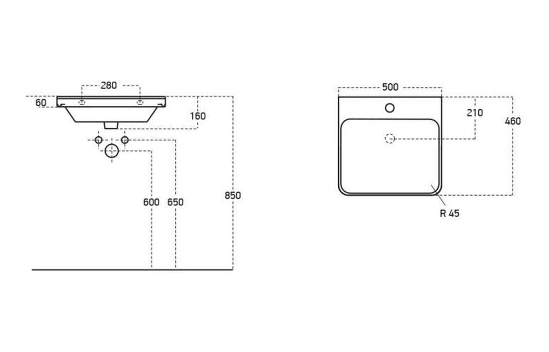 Lavena 500mm 2 Door Floor Standing Cloakroom Basin Unit - Matt Sage Green