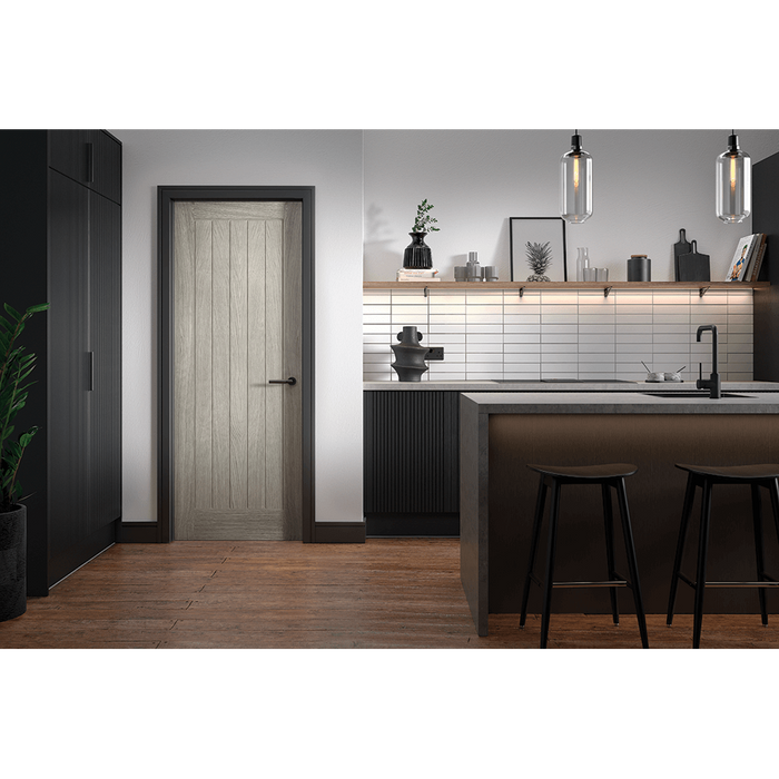 LIGHT GREY LAMINATE COTTAGE