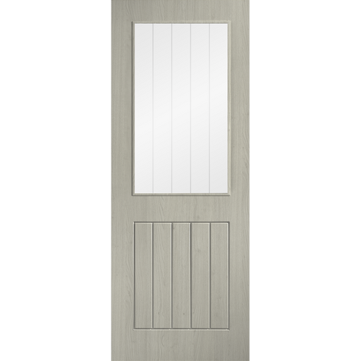 LIGHT GREY LAMINATE COTTAGE GLAZED