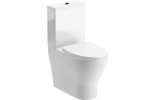 Liliane Rimless Short Projection Close Coupled Fully Shrouded WC & Soft Close Seat