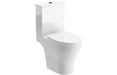 Liliane Rimless Short Projection Close Coupled Open Back WC & Soft Close Seat