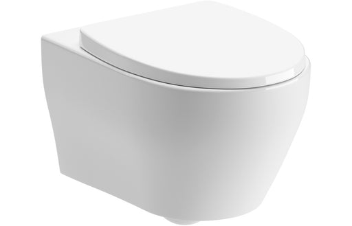 Liliane Rimless Wall Hung WC & Soft Close Seat