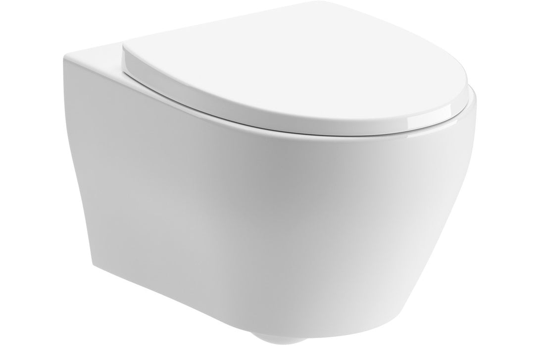 Liliane Slim Soft Close Toilet Seat - White