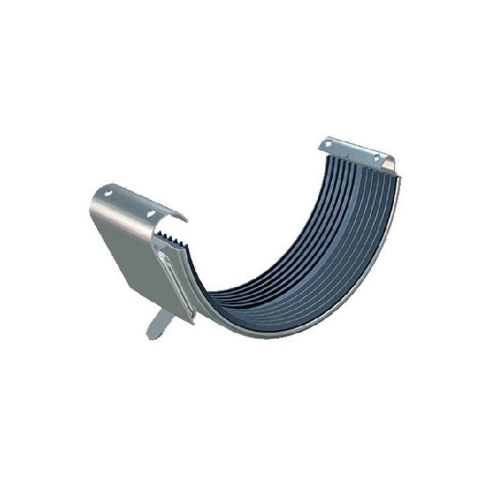 Lindab Magestic Galvanised 100mm Half Round Steel Gutter Union