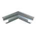 Lindab Magestic Galvanised 125mm Half Round Steel Gutter Angle External 90 Degrees