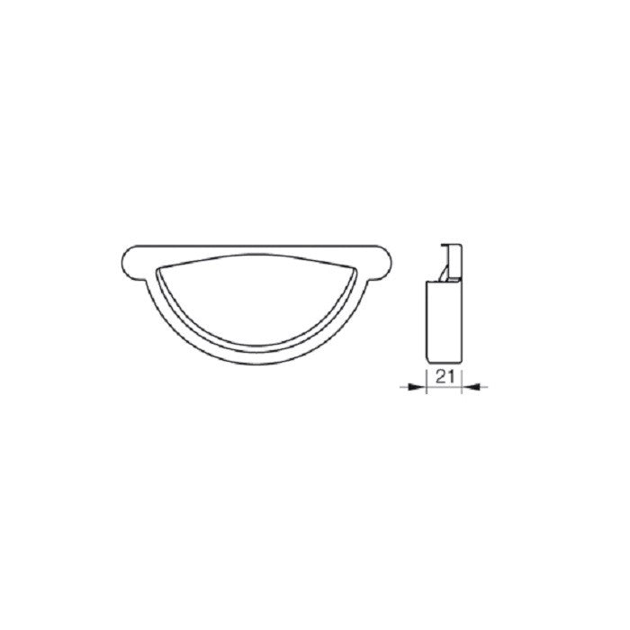 Lindab Magestic Galvanised 150mm Half Round Steel Gutter External Stop End