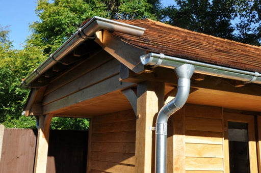 Lindab Magestic Galvanised 190mm Half Round Steel Gutter x 3m