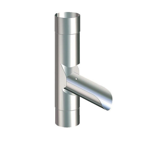 Lindab Magestic Galvanised 87mm Steel Downpipe Adjustable Rainwater Diverter