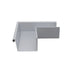 Lindab Magestic Galvanised Steel External Rectangular Gutter Angle 90 Degrees 140mm