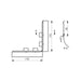 Lindab Magestic Galvanised Steel Gutter Corner Overflow Protector OSK