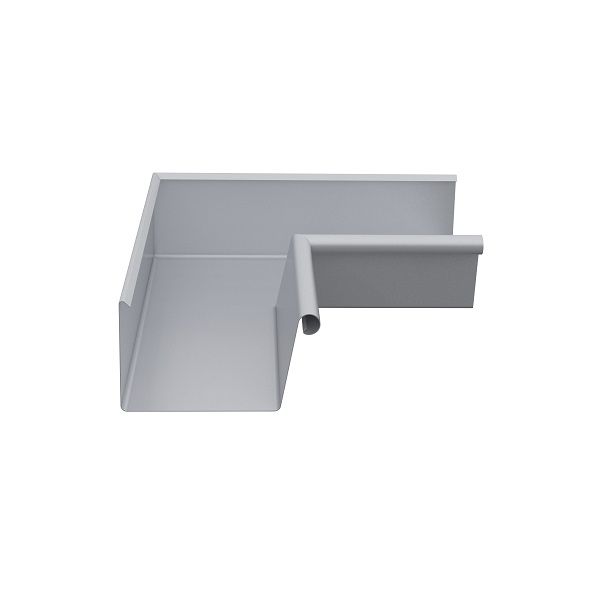 Lindab Magestic Galvanised Steel Internal Rectangular Gutter Angle 90 Degrees 140mm