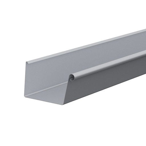 Lindab Magestic Galvanised Steel Rectangular Gutter 3m 140mm