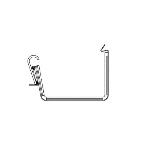 Lindab Magestic Galvanised Steel Rectangular Gutter Joint with Rubber Seal 140mm