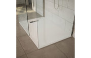 Linear Tray Waste & Cover - Chrome