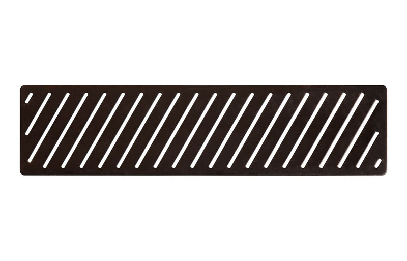 Linear Tray Waste Cover - Matt Black
