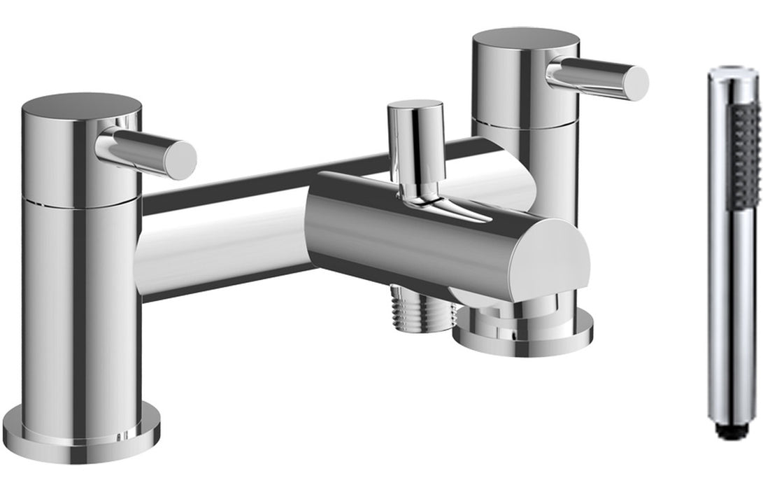 Lirana Bath/Shower Mixer & Bracket - Chrome