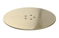 Low Profile Tray Waste Cover - Brushed Brass