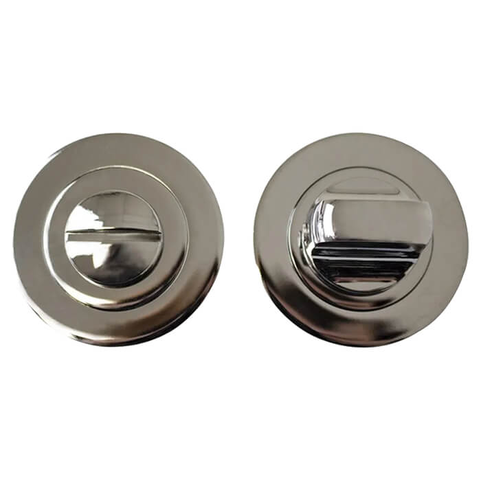 Deanta Round Thumb-Turn Lock for Doors - 51mm Dia